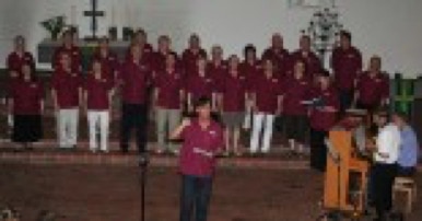 Auftritt in der Kirche