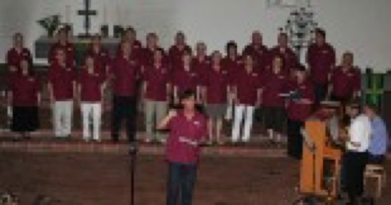 Auftritt in der Kirche