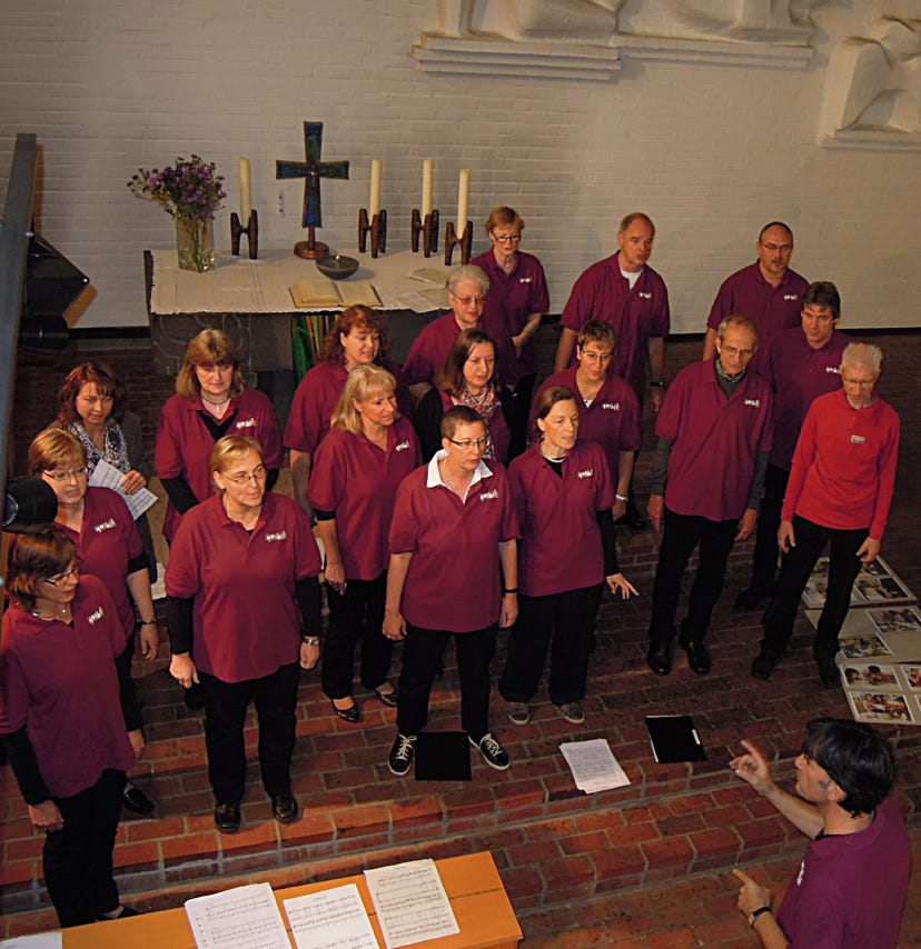 Auftritt in der Kirche